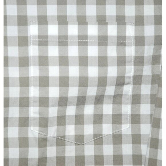 J.Crew Flex Washed Men's Long Sleeve Button Up Shirt Size S Olive Green Check - Picture 4 of 9